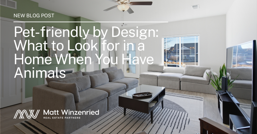 Pet-Friendly by Design: What to Look for in a Home When You Have Animals